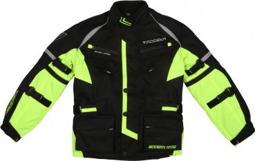 Modeka Tourex II Kinder Motorrad schwarz/gelb