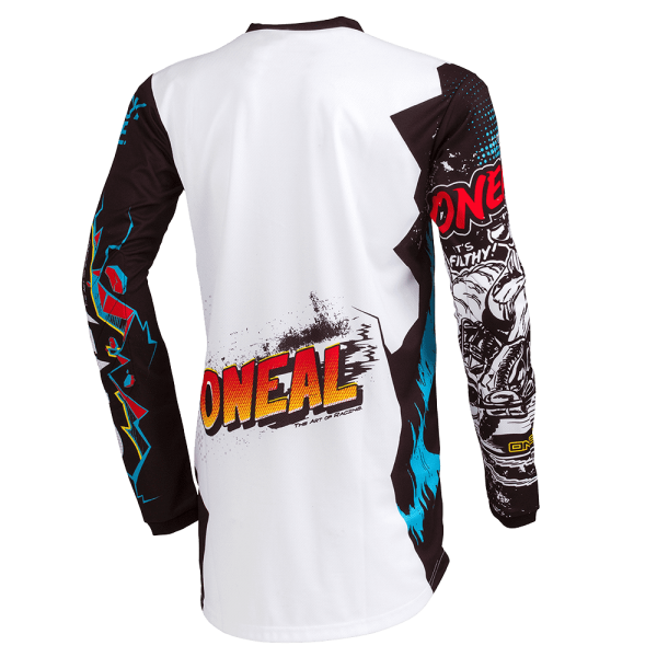 O`NEAL ELEMENT JERSEY VILLAIN WHITE