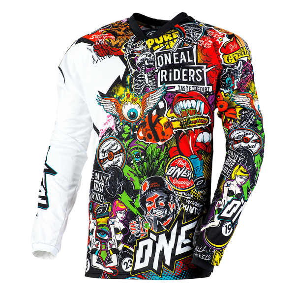 O`NEAL MAYHEM JERSEY CRANK BLACK/MULTI