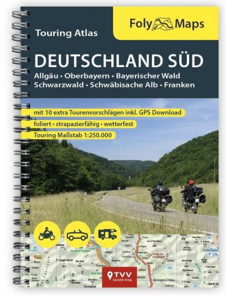 FolyMaps Touringatlas Deutschland Süd