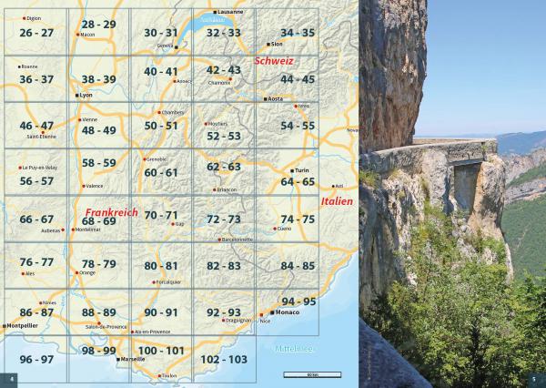 FolyMaps Touringatlas Französische Alpen